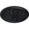Ekena Millwork Brontes Ceiling Medallion (Fits Canopies up to 3 5/8"), Hand-Painted Steel Gray, 25 1/2"OD x 5 1/2"P CM25BRSGS - alternate 4